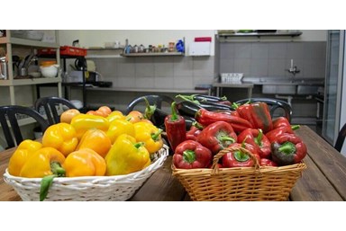 בר במדבר - מושב חצבה - מטבח מרכזי