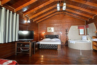 בקתות עץ - נופי כנרת בוקי - בקתה זוגית