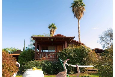 בקתות עץ - נופי כנרת בוקי - בקתה זוגית