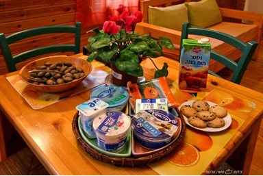 אשכולית בקתות עץ בפרדס