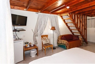 מלון הציידים - חדר גלריה גדול