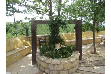 לגעת בשמיים - החצר והנוף