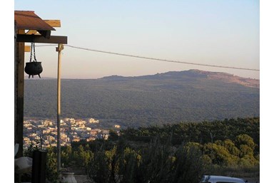 בקתות עץ שיא-הר - הנוף מהבקתות