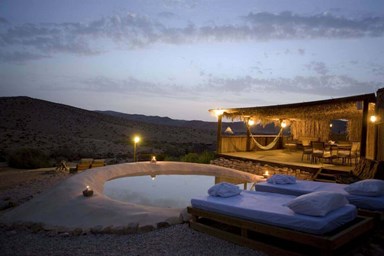 חוות זית המדבר - כפר אינדיאני - הבקתה האפריקאית