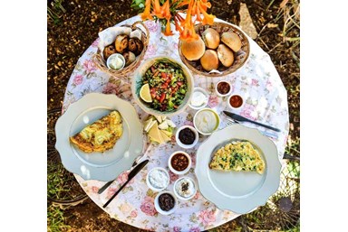 שמיים וארץ - החצר והנוף