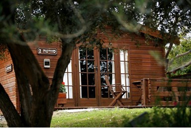 מקום בטבע - החצר והנוף