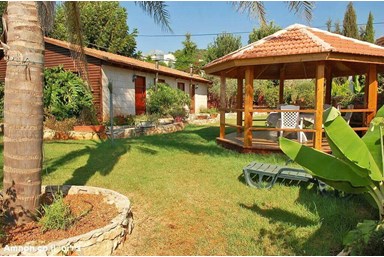 חלום באגם - החצר והבריכה