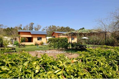 פתאום כתום - החצר והנוף