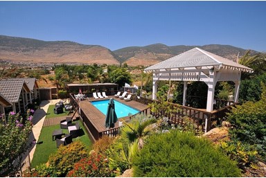 טרופי צימר  spa & resort - חצר, בריכה וספא