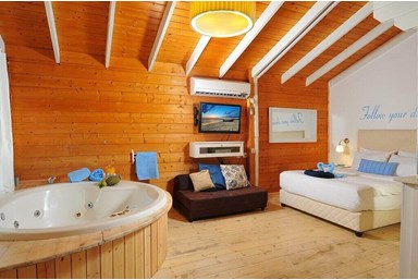 טרופי צימר  spa & resort - בקתות אוהד ועידו