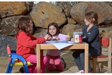 ללון ברמה - החצר