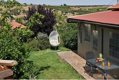 אחוזת הפרח בגני - החצר והבריכה