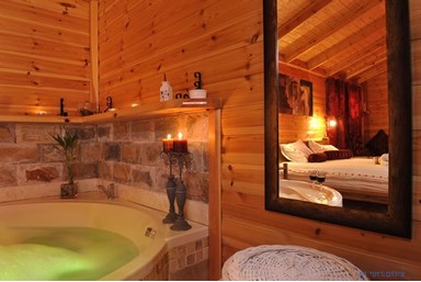 בקתות שגב ברמה - החצר והנוף