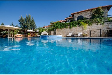 אחוזת רנסנס - החצר והבריכה