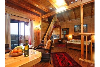 בקתות לב כנרת - החצר והסביבה 