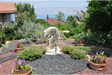 קסם בכנרת - החצר והנוף