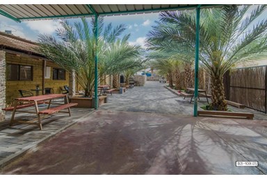 אל פאטיו אירוח במדבר - החצר הסביבה והבריכה