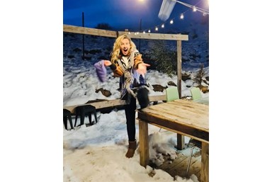 צימר ידיים מרפאות - החצר והנוף