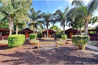 אלת הגליל - החצר והבריכה