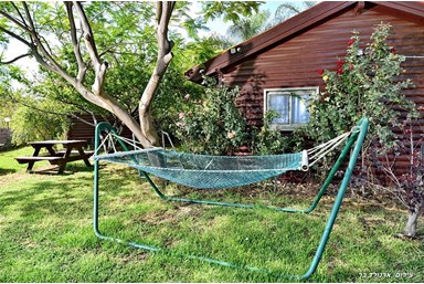 אלת הגליל - החצר והבריכה