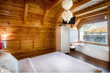 בקתות קסם בלבן - הבקתות