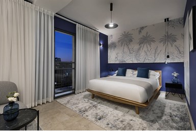 מלון בוטיק דמסון - חדר דלקס+מרפסת