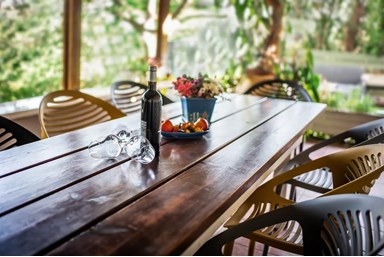 הרמוניה - החצר והבריכה