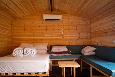 אור החרמון - בקתות העץ + ג'קוזי