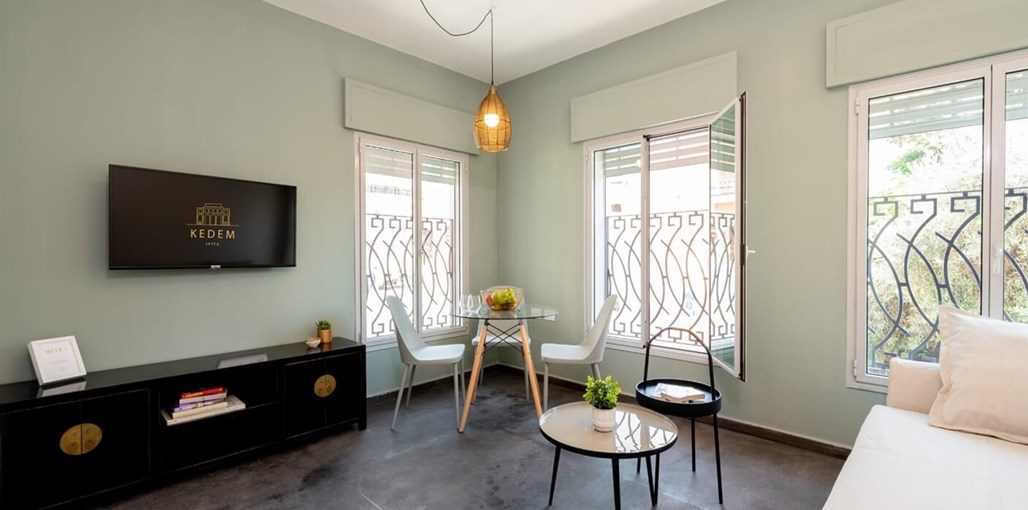 מלון ג'אפה פורט - Jaffa Port TLV Hotel חדר 6 - דירה עם חדר שינה אחד (1).jpg