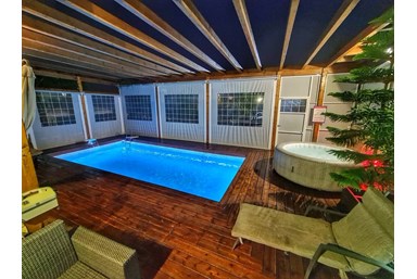 הצימר של עדה - מתחם החוץ והבריכה