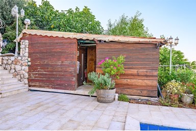 אחוזת רום - החצר והבריכה 