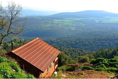 לוין נוף מרהיב  - מתחם החצר והנוף