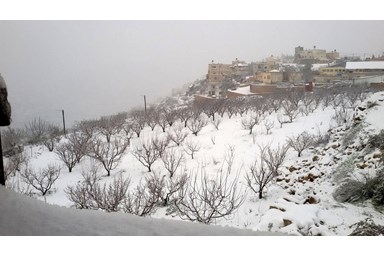 אלג'רמק  2000 - הבית בכפר אירוח דרוזי - חורף באל ג'ארמק 2000